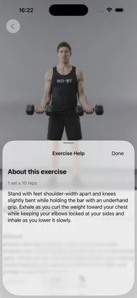 Exercise help